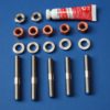 Kit de goujons inox, montage collecteur échappement