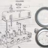 Coupelle maintien de joint, tube de bougie culasse Gordini – Image 2