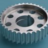 Set of 3 toothed pulleys and belt (water pump, altern., camshaft) A110 1600-1800cc - Image 3