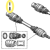 Spring-type straight pins, transmission, V6 GTT - Image 2