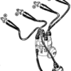 Set of plugs wires, 1300cc - Image 3