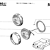 Central light bezel, A110 - Image 2