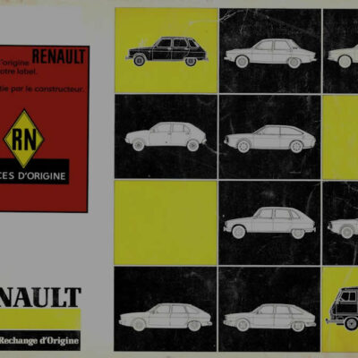 Renault pièces origine & fabrications d'époque