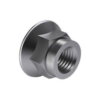 Nyloc nut with flange, M8
