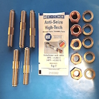 R8G, cyl head EXH hardware
